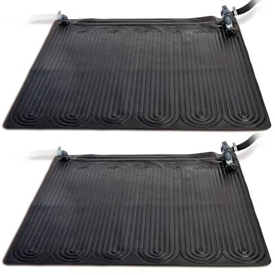 Intex Solarna grelna plošča 2 kosa PVC 1,2x1,2 m črna 28685