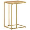 vidaXL Stranska mizica 35x45x65 cm trden mangov les