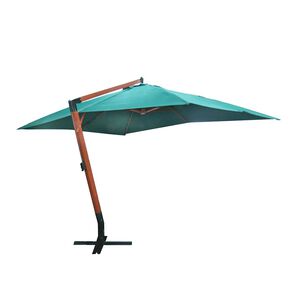 vidaXL Senčnik Melia 300 x 400 cm zelen