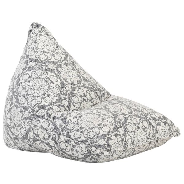 vidaXL Sedežna vreča svetlo sivo blago