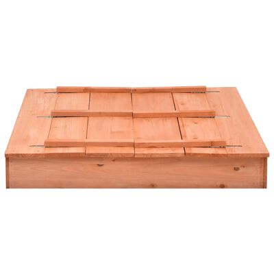 vidaXL Peskovnik iz lesa jelke 95x90x15 cm