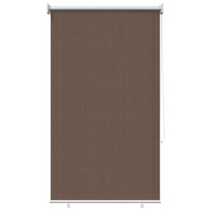 vidaXL Zunanja rolo zavese z blokiranjem UV žarkov 90 % Taupe HDPE