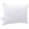vidaXL Vzglavnik 75 x 52 x 20 cm Poliester Bela