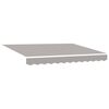 vidaXL Nadomestno platno za tendo Svetlo siva 280 x 245 cm Poliester