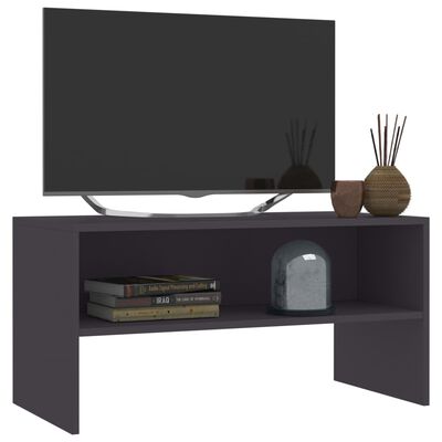 vidaXL TV omarica siva 80x40x40 cm iverna plošča