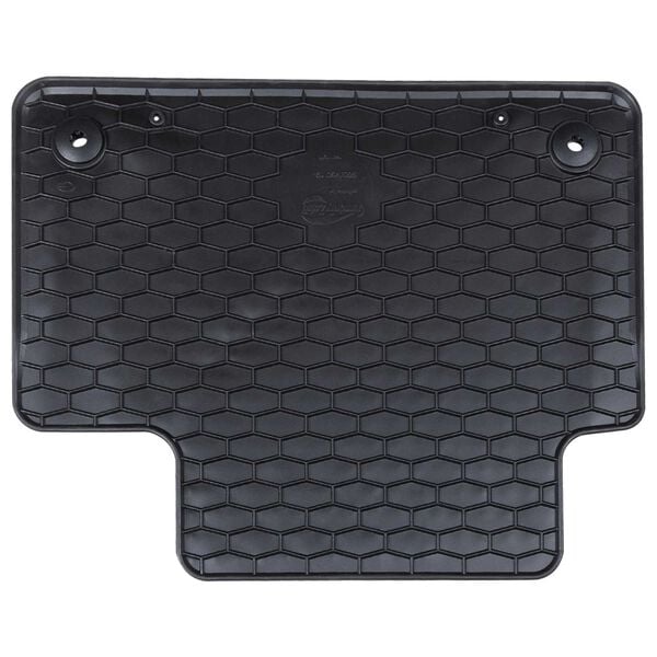 vidaXL Avto preproga 4 pcs Črna Guma