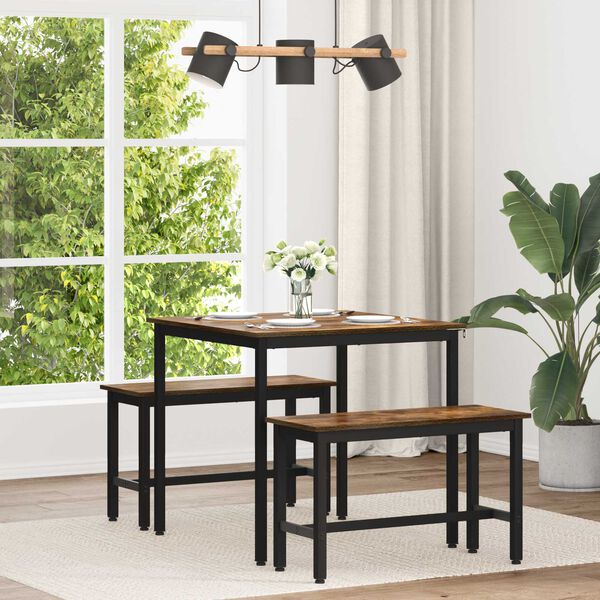 vidaXL Jedilne mize KOVINA