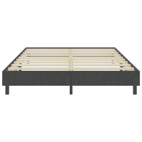 vidaXL Posteljni okvir boxspring sivo blago 180x200 cm