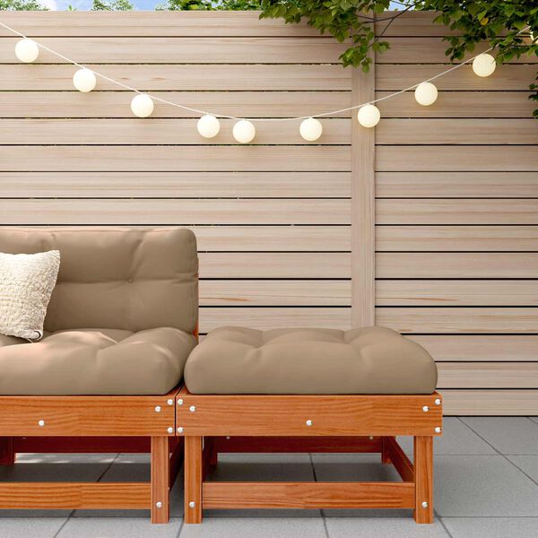 Vrtna podlaga Masivna borovina Voskan Rjava 61 x 60,5 x 30 cm