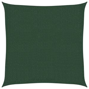 vidaXL Senčno jadro 160 g/m&sup2; temno zeleno 2x2,5 m HDPE