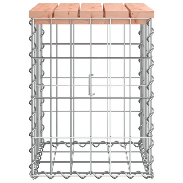 vidaXL Vrtna klop gabion 33x31x42 cm trden les douglas