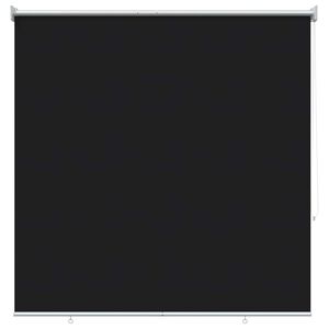 vidaXL Zunanje rolo senčilo UV za&scaron;čita Črna 100 x 230 cm (&Scaron; x V)