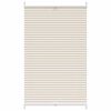 vidaXL Plise Zavesa velikost 80 x 100 cm Krem barva