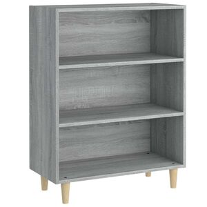 vidaXL Komoda siva sonoma 69,5x32,5x90 cm konstruiran les
