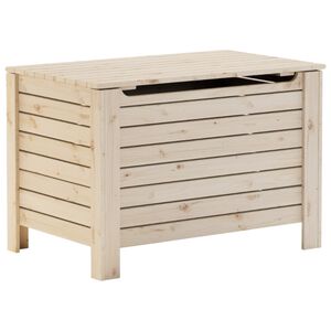 vidaXL &Scaron;katla za shranjevanje s pokrovom RANA 80x49x54cm borovina