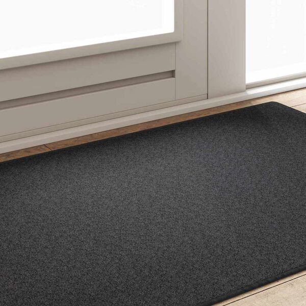 vidaXL Preproga za tek Temno siva 100 x 150 cm 100% polipropilen