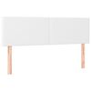 vidaXL Box spring postelja z vzmetnico bel 140x190 cm umetno usnje