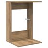 vidaXL Stranska miza Umetni hrast 40 x 38 x 62,5 cm Konstruiran les