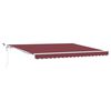 vidaXL Avtomatsko zložljiva tenda z LED bordo 400x300 cm