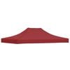vidaXL Streha za vrtni &scaron;otor 4,5x3 m bordo 270 g/m&sup2;