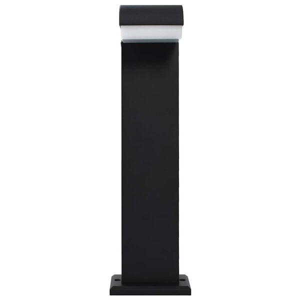 vidaXL Zunanja LED svetilka 9 W črna ovalna