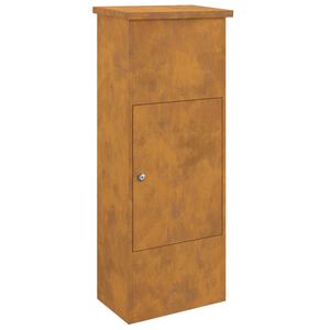 vidaXL &Scaron;katla za dostavo s shranjevanjem Rjav 44,5 x 29 x 110,5 cm