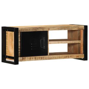vidaXL TV omarica 80x30x35 cm Masivni neobdelan les Mango