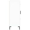 vidaXL Komoda bela 69,5x34x90 cm inženirski les