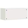 vidaXL Stenska omara za garažo Bela 80 x 33 x 35 cm