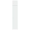 vidaXL Ozka omara za shranjevanje bela 40x42,5x225 cm inženirski les