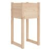vidaXL Visoka greda 40x40x81 cm trdna borovina