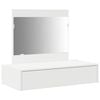 vidaXL Toaletna mizica Bela 83 x 40 x 70 cm Inženirski les