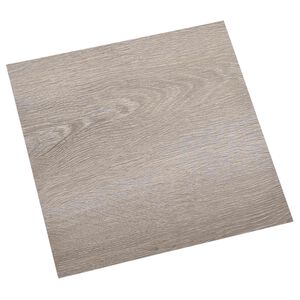 vidaXL Samolepilne Talne Plo&scaron;če Taupe 30,5 x 30,5 cm 20 kos PVC