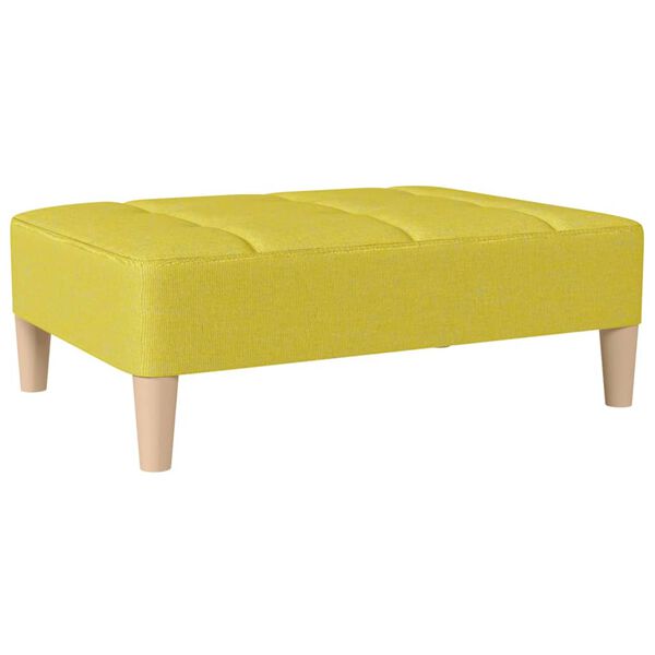 vidaXL Stolček za noge zelen 78x56x32 cm blago