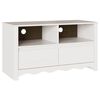 vidaXL TV omarica Drammen Bela 99 x 43 x 55 cm Trden borov les
