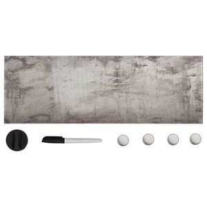 vidaXL Stenska magnetna tabla iz stekla 60x20 cm