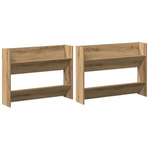 vidaXL Omara za čevlje 2 kos 81 x 18 x 60 cm Inženirski les