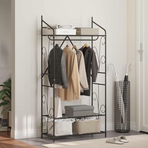 vidaXL Odprt omara Enobarvno 78 x 36 x 158 cm