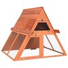 vidaXL Zajčnik 152x127x109,5 cm trden les jelke