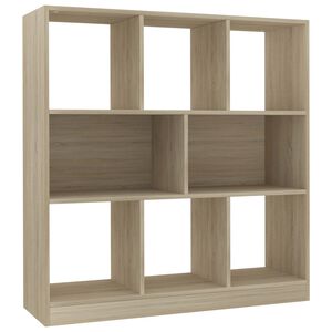 vidaXL Knjižna omara sonoma hrast 97,5x29,5x100 cm iverna plo&scaron;ča