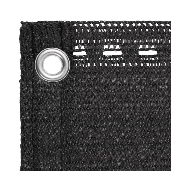 vidaXL Balkonsko Platno HDPE 75x400 cm Antracitne Barve