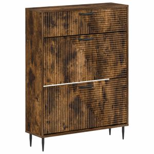 vidaXL Omara za čevlje HAARLEM 78 x 24 x 103 cm Inženirski les