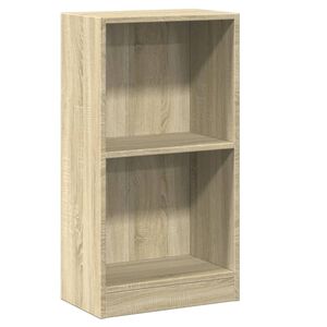 vidaXL Knjižna polica sonoma hrast 40x24x75 cm iverna plo&scaron;ča