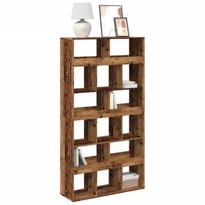 vidaXL Knjižna omara starinski les 100x33x187,5 cm inženirski les