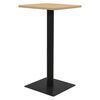 vidaXL Bistro miza barva hrasta 50x50x107 cm