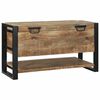 vidaXL Shranjevalna &scaron;katla Rjava 80 x 35 x 45 cm Trden mangov les