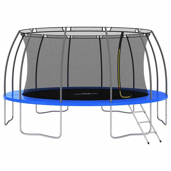 vidaXL Trampolin komplet okrogel 488x90 cm 150 kg