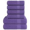 vidaXL 6-delni komplet brisač FROGN vijoličen 360 g/m&sup2;
