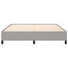 vidaXL Posteljni okvir brez vzmetnice svetlo siv 180x200 cm tkanina