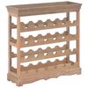 vidaXL Omarica za vino MDF 70x22,5x70,5 cm rjava